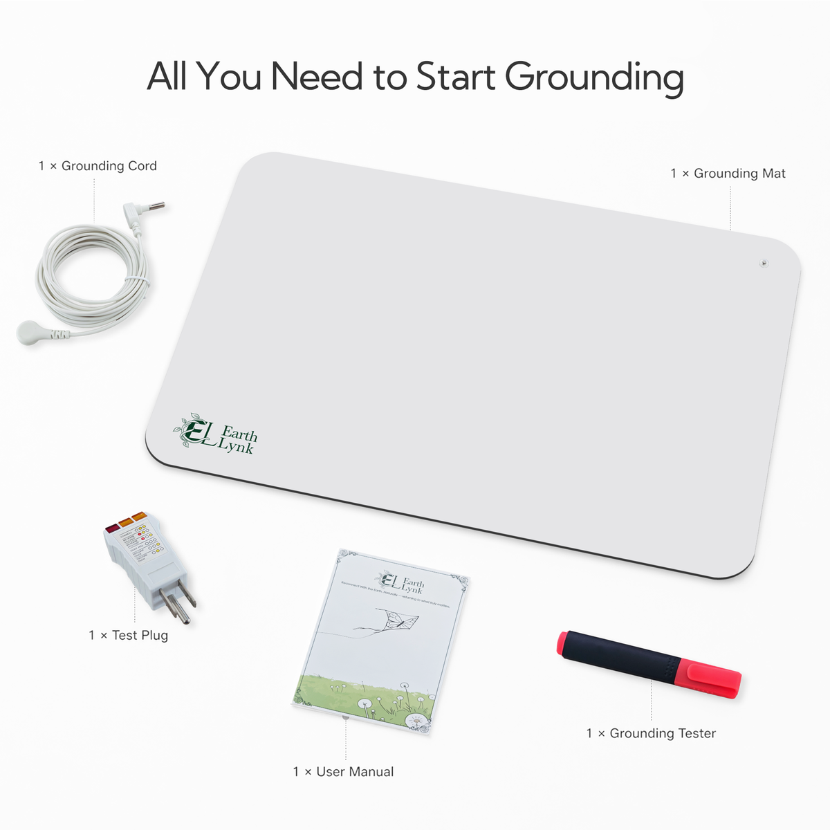 White Grounding Mat