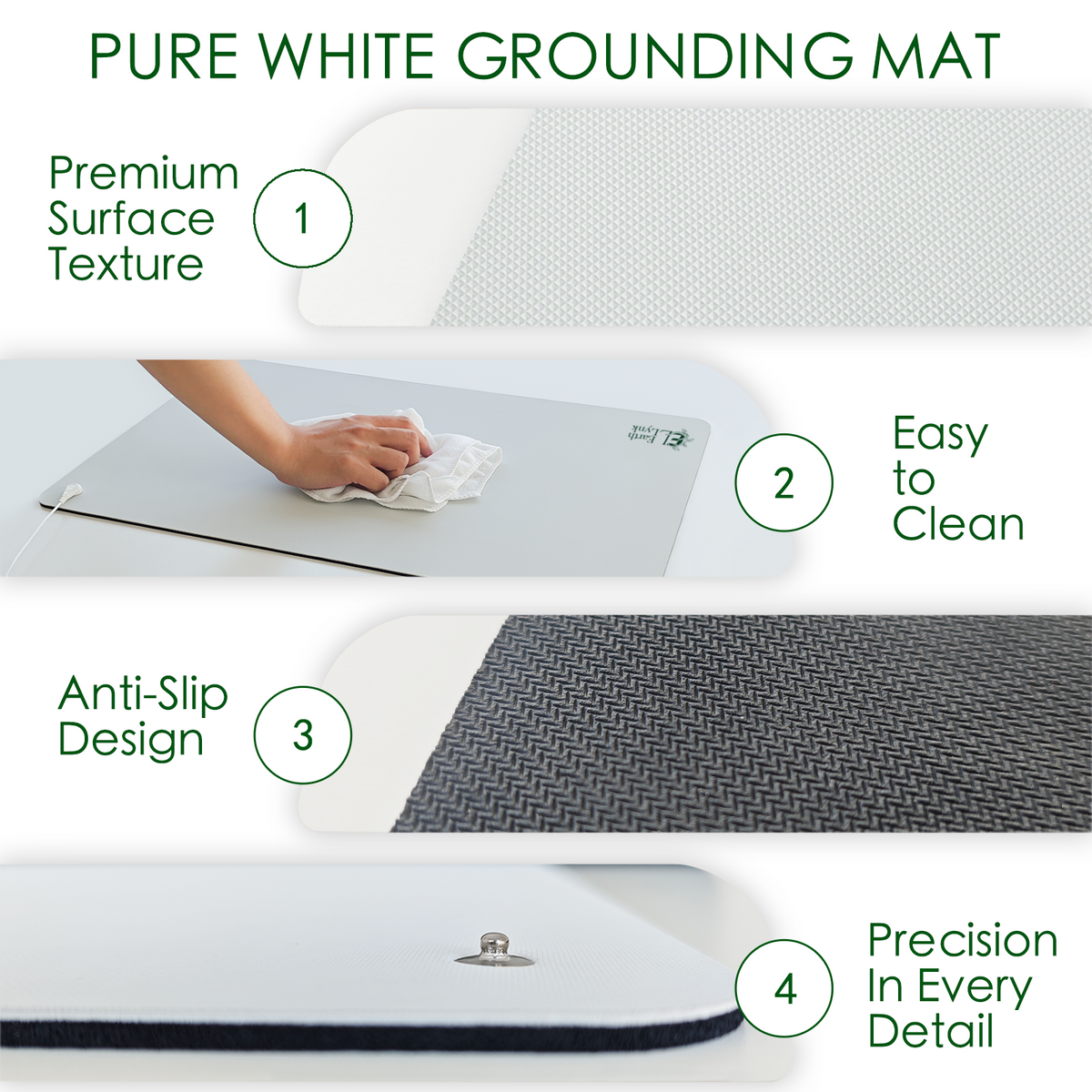 White Grounding Mat
