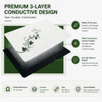 White Grounding Mat - Leaf