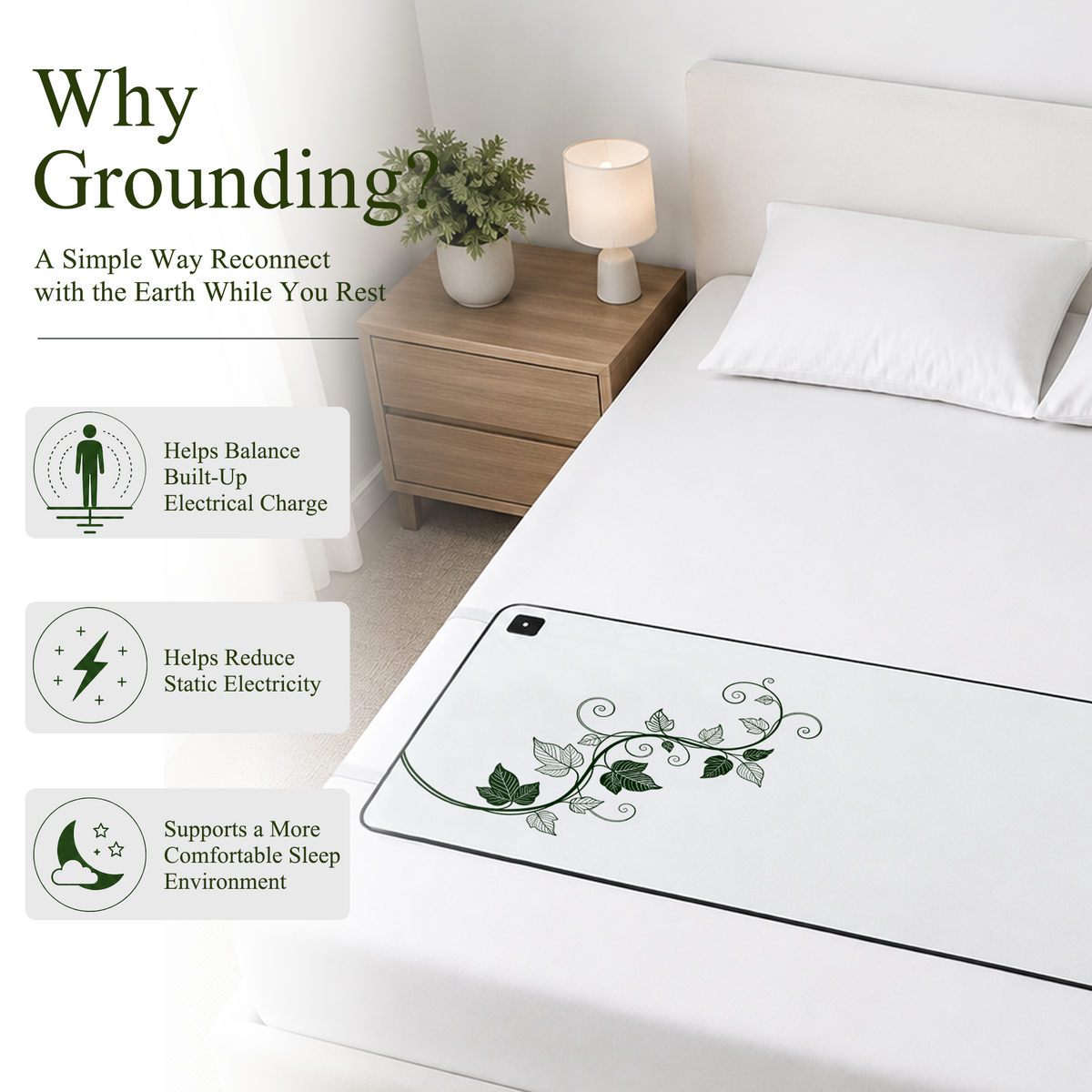 Grounding Mat for Bed | Earth Lynk