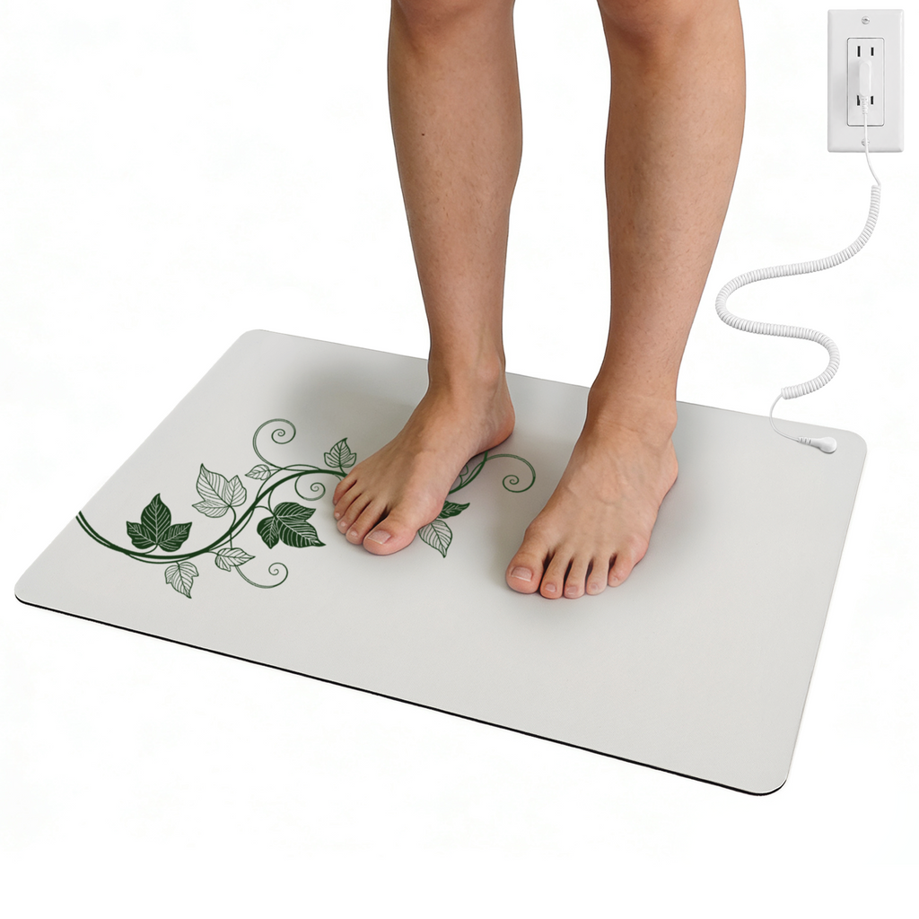 White Grounding Mat - Leaf