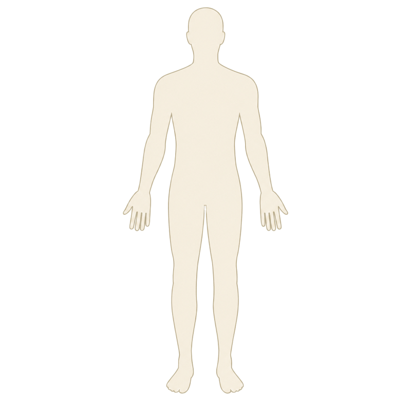 Person connected to electrical ground