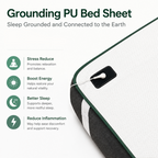 detail of grounding mat for bed