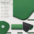 Grounding Mat with Green Grass Texture