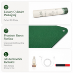 Grounding Mat with Green Grass Texture