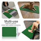 Grounding Mat with Green Grass Texture