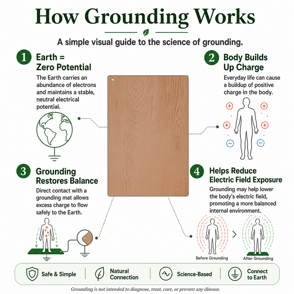 Wood Grain Grounding Mat