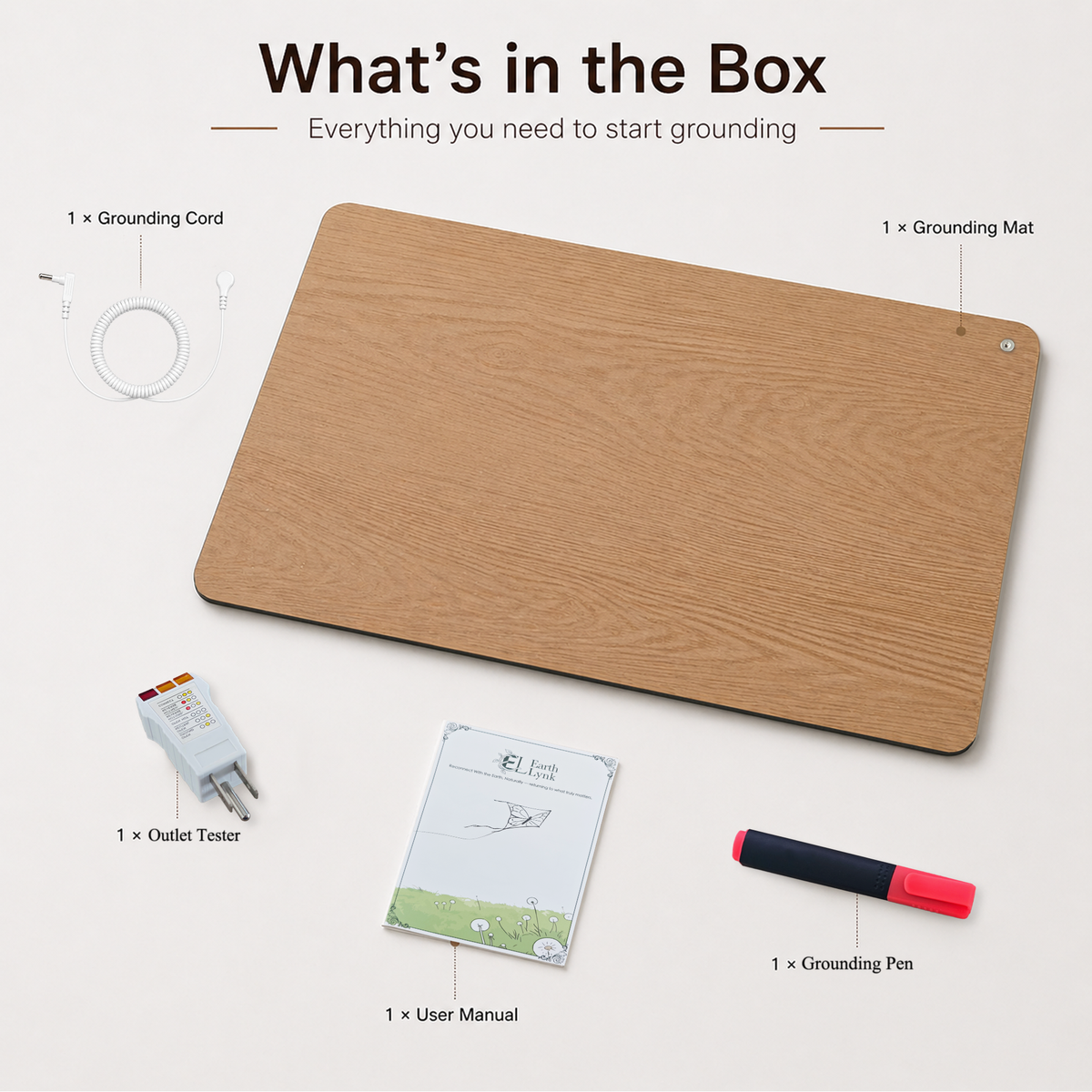 Wood Grain Grounding Mat