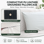 Earth Lynk White Grounding Pillowcase